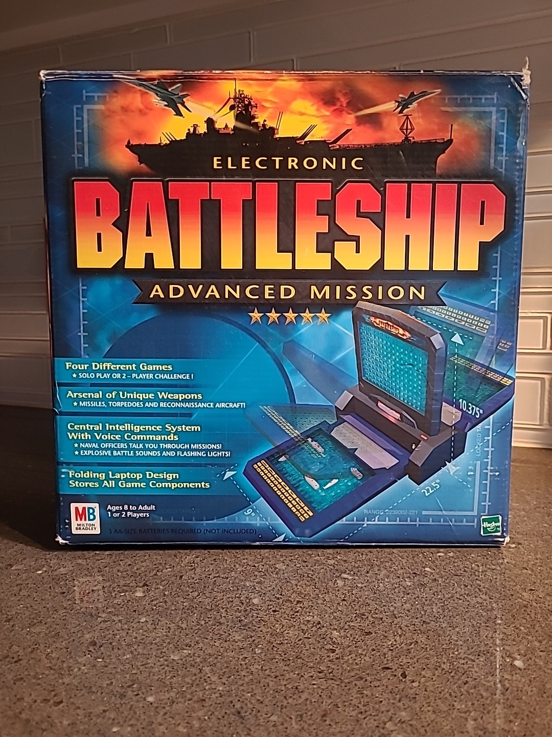 Electronic Battleship Advanced Mission Game 2000 w/ Planes  Tested & COMPLETE!