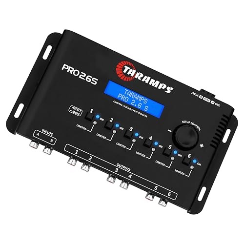 Pro 2.6S Digital Signal Processor Equalizer 3-band Graphic Equalization 6