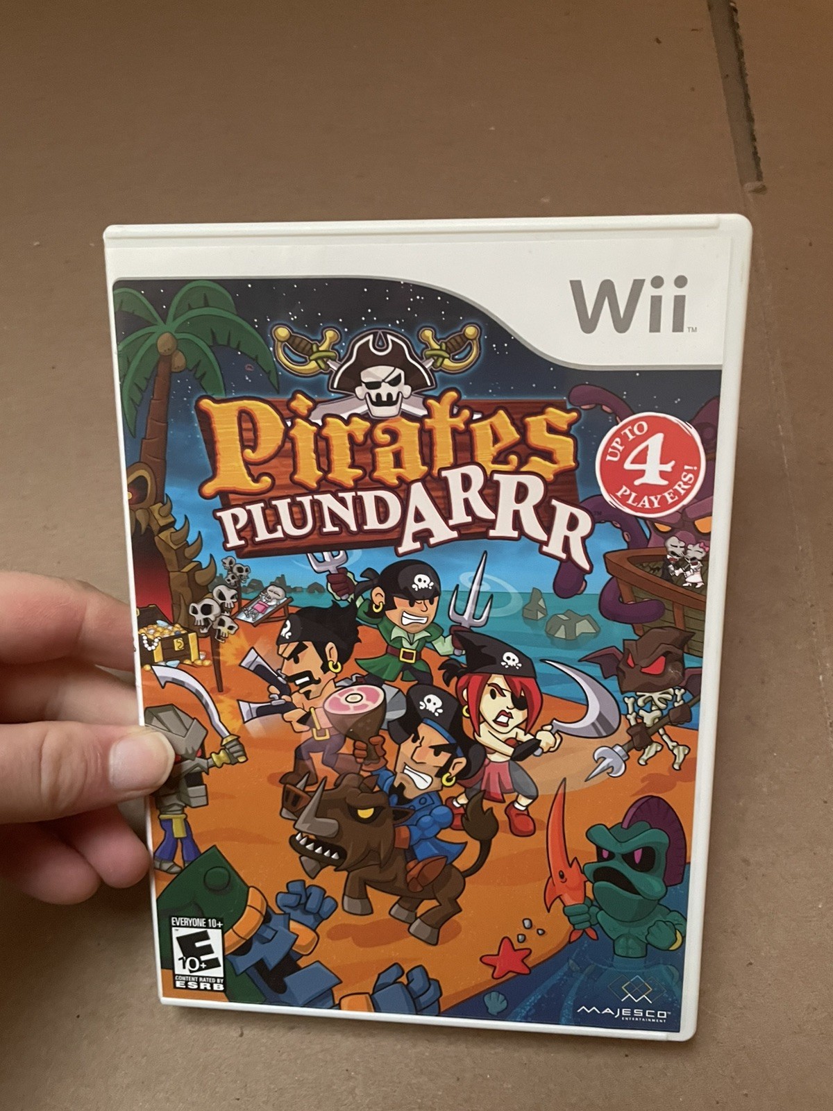 Pirates Plundarrr (Nintendo Wii Game, 2008) Authentic Replacement CASE Only