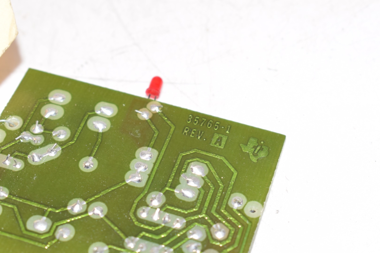 Texas Instruments Part: 35765-1 Rev. A Circuit Board