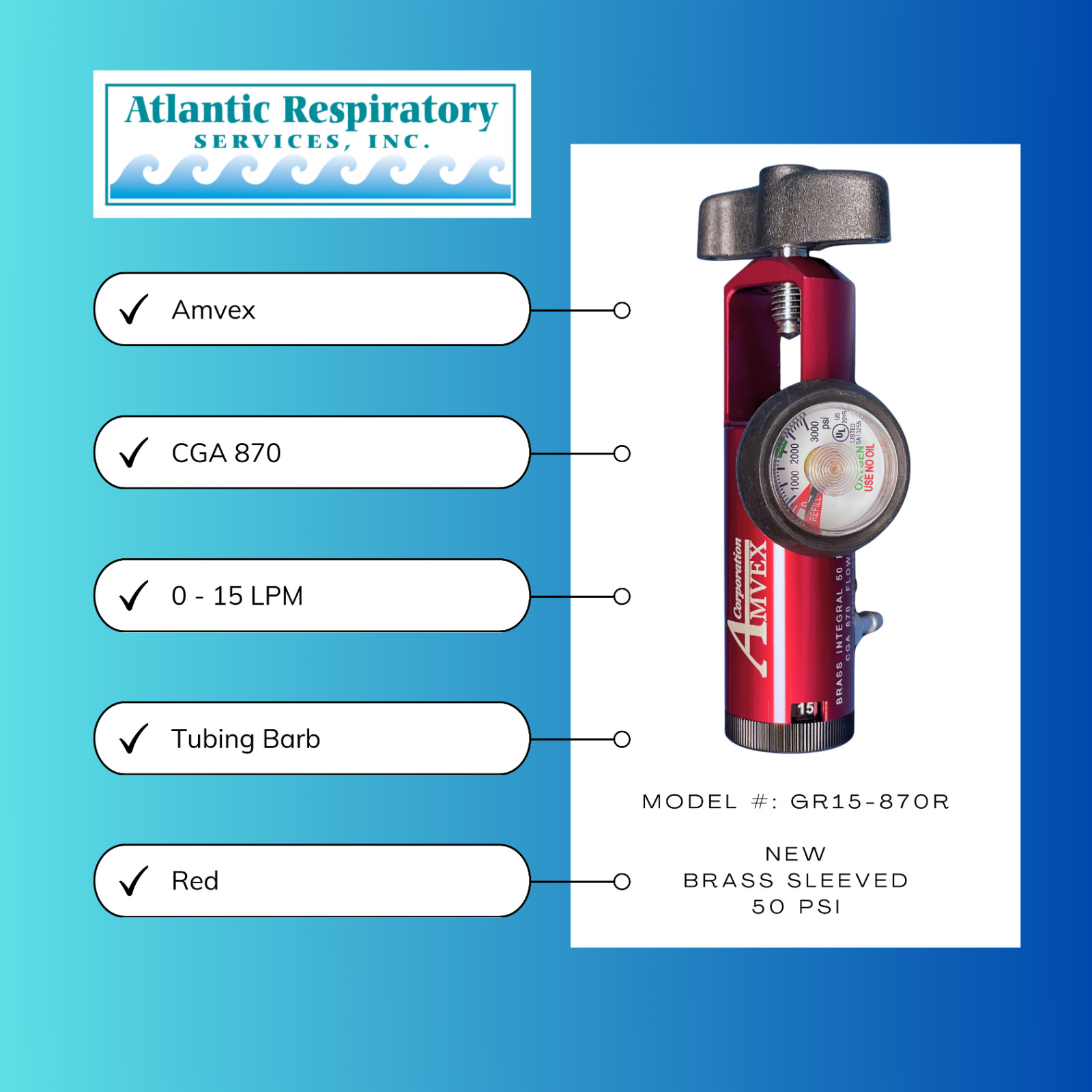 New - Oxygen Regulators