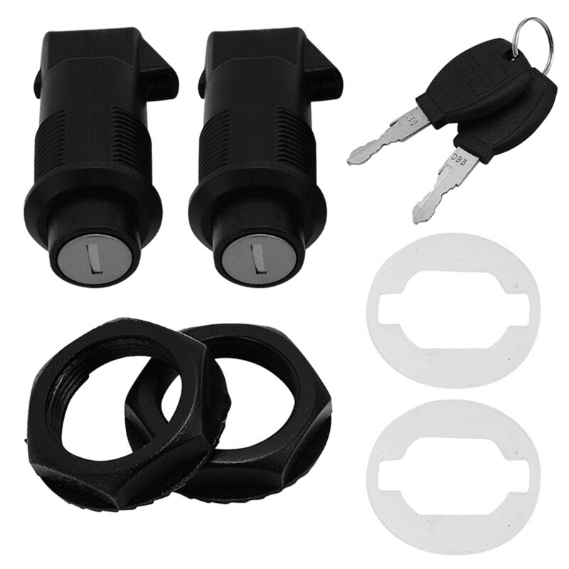 Motorcycle Steel Hard Saddlebag Lock Key Set Motorbike Modification Accessories