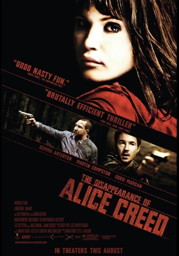 Disappearance of Alice Creed 2010 SDCC mini 11x17 movie poster Gemma Arterton