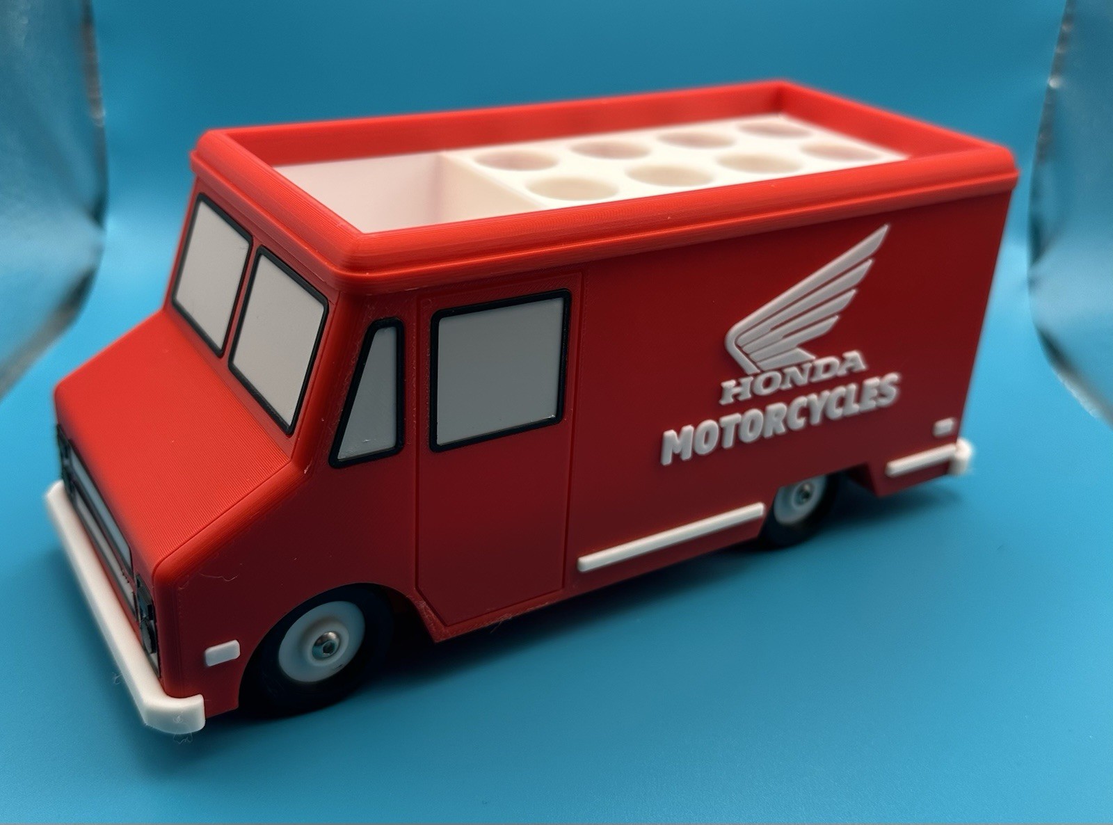 Honda Motorcycles Truck Desk Organizer / Tool Holder - Fanart