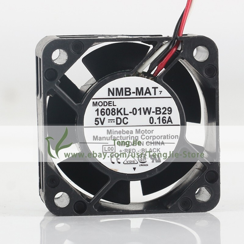 1608KL-01W-B29 DC5V 0.16A 0.8W 4020 40x40x20mm 3-Wire Axial Cooling Original Fan
