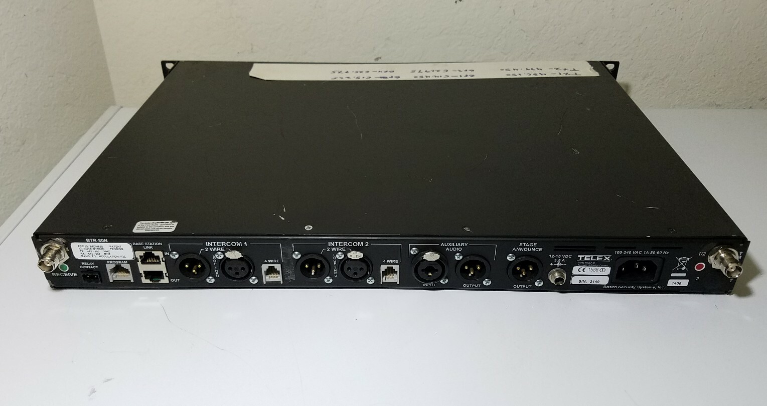 Telex BTR-80N Wireless Intercom Base Station only