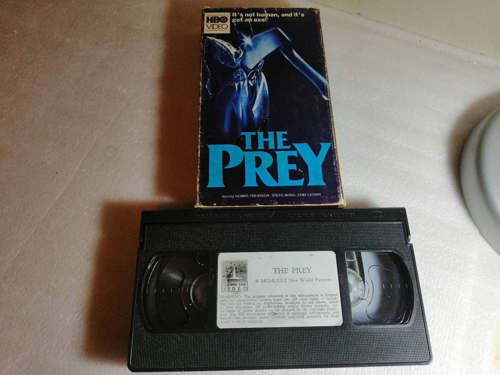 THE PREY (1983) - RARE HBO VIDEO USA Import Original VHS Carton Issue - HORROR