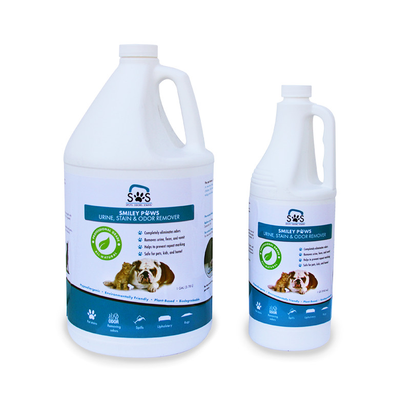 Smiley Paws Smiley Paws Pet Urine, Odor, and Stain Remover 1 Gallon (4)