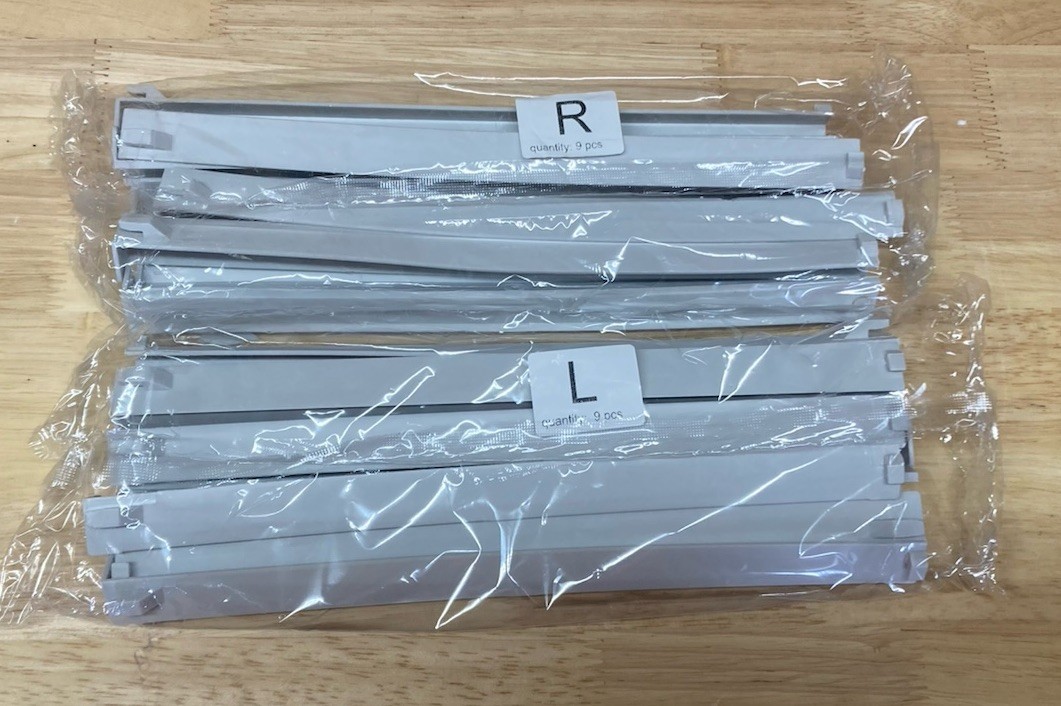 WLIVE 9 Drawer Dresser Plastic Draw Slides