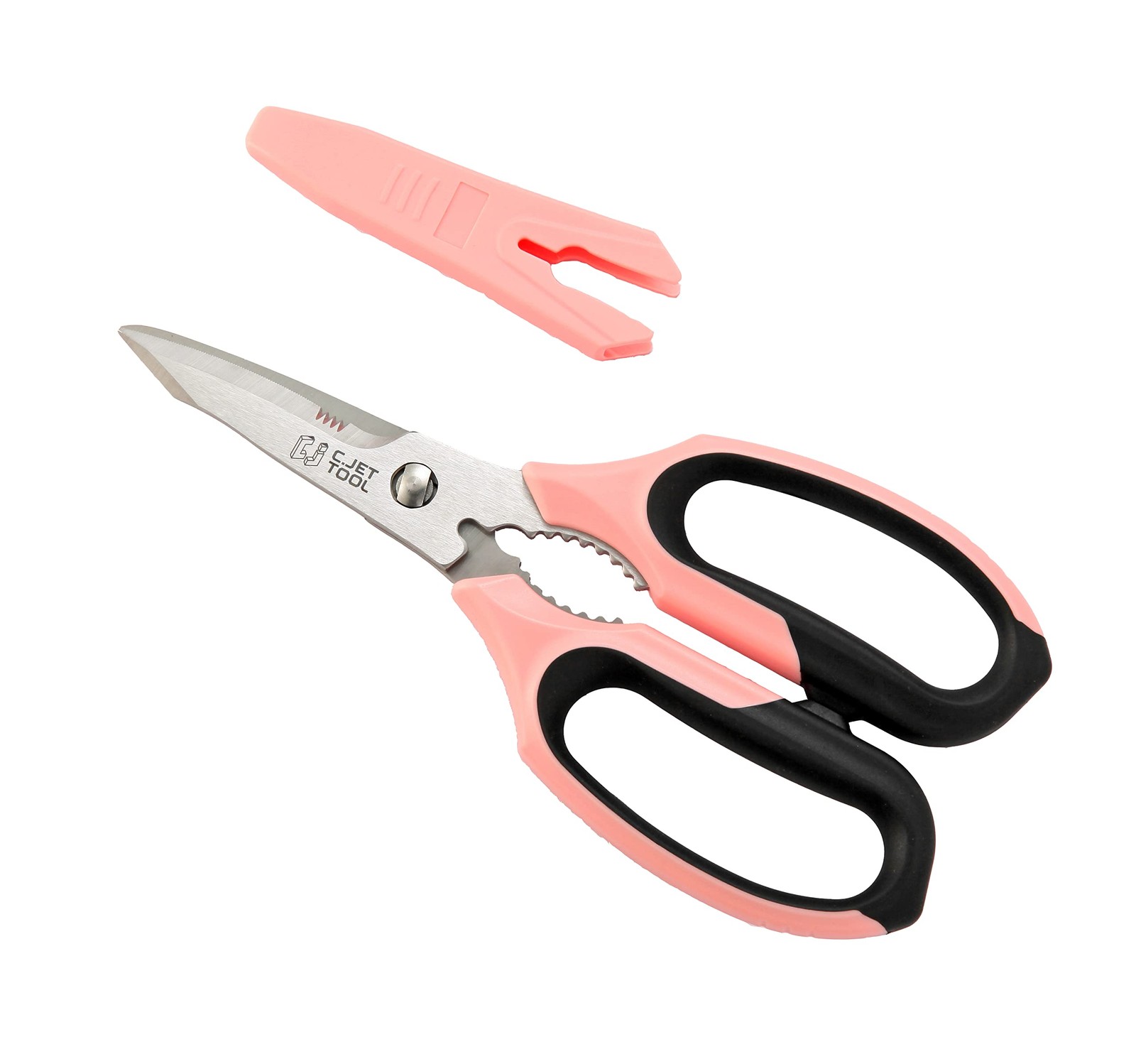 8" Heavy Duty Scissors, Utility Scissors All Purpose for Cardboard, Plastic, ...