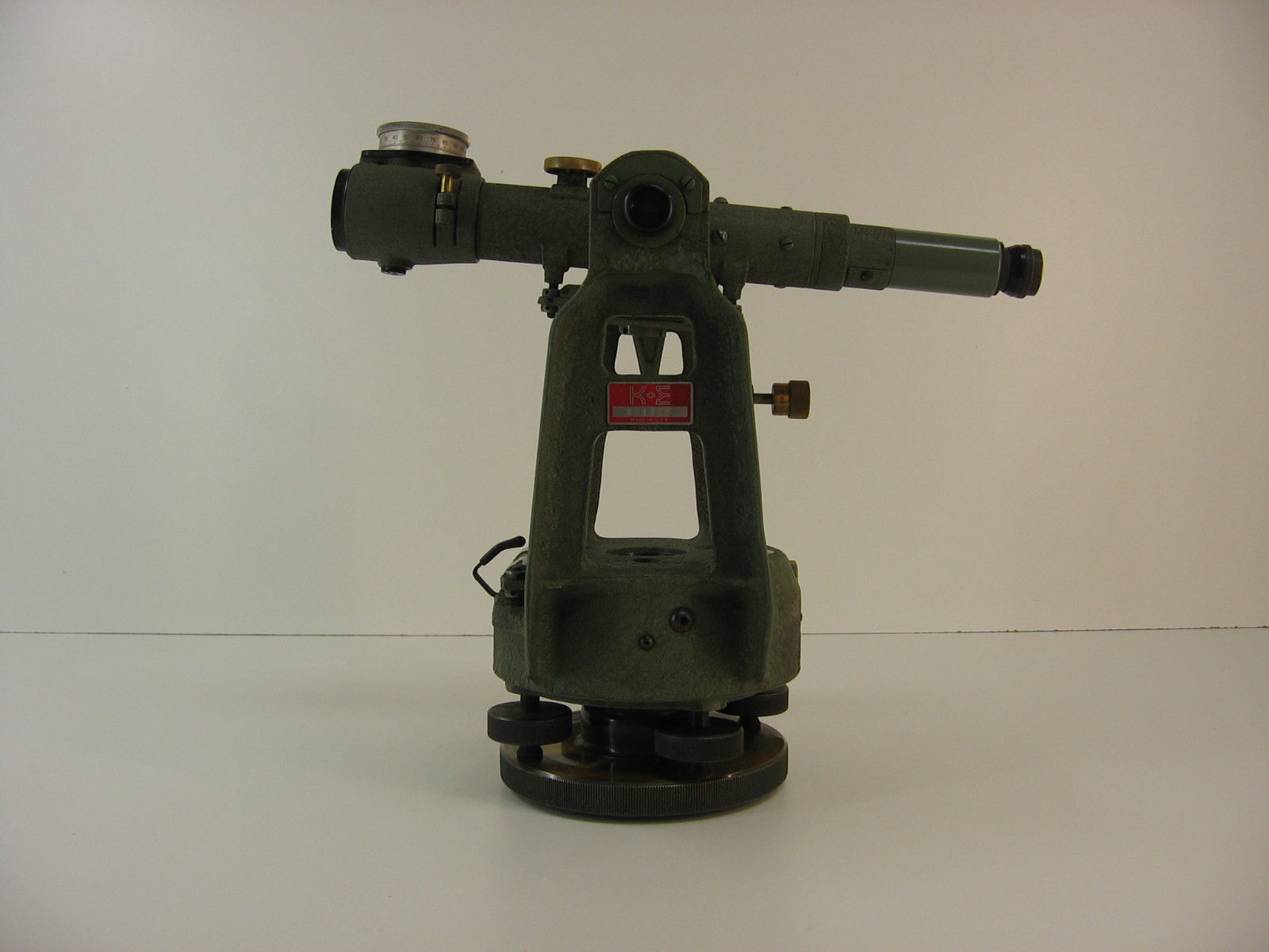 CUBIC PRECISION K&E BRONSON HIGH PRECISION THEODOLITE MODEL 71-1010 1 MONTH WAR.