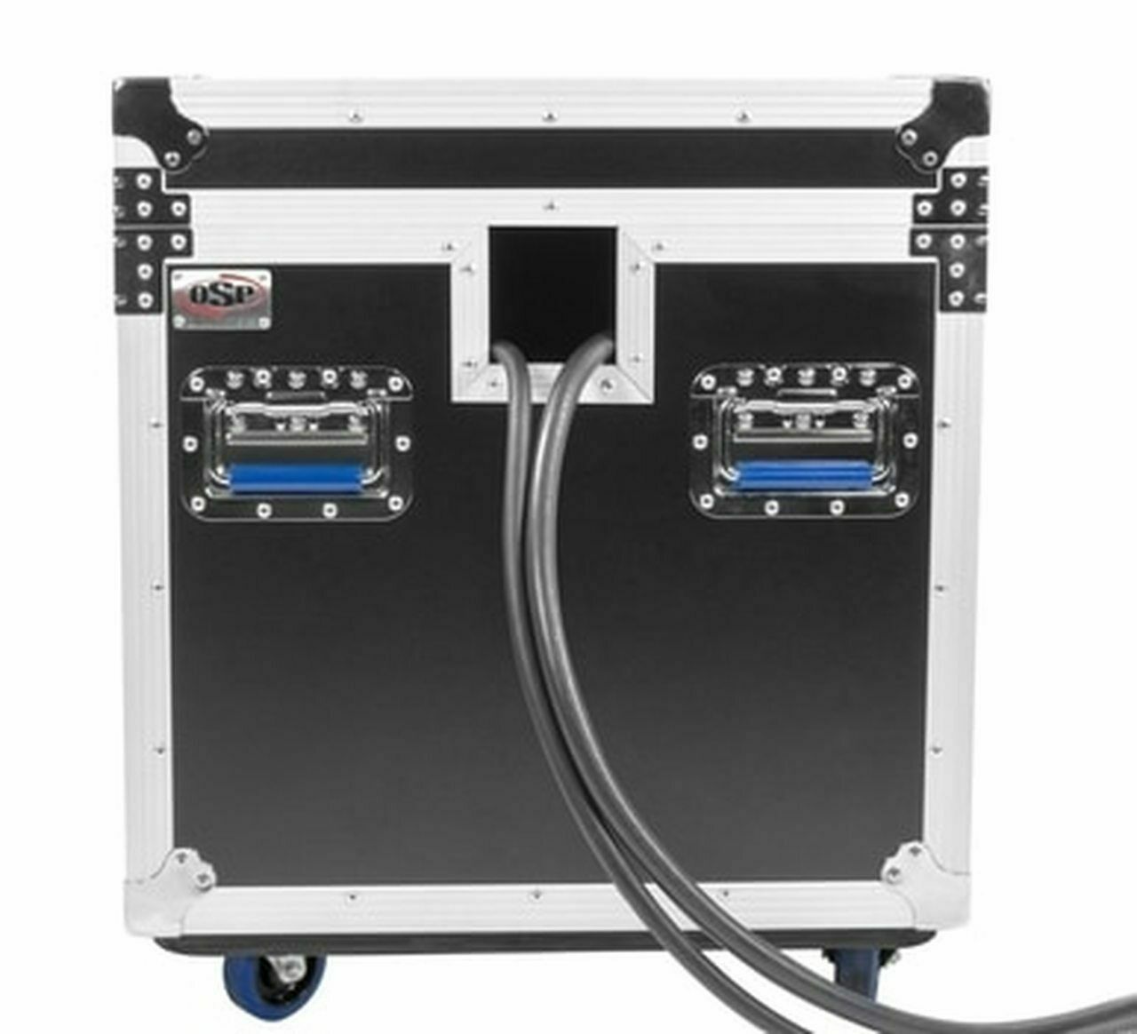 OSP Utility 22 " Stackable ATA Road Case 4" Wheels & 2 Side Snake Cable Holes