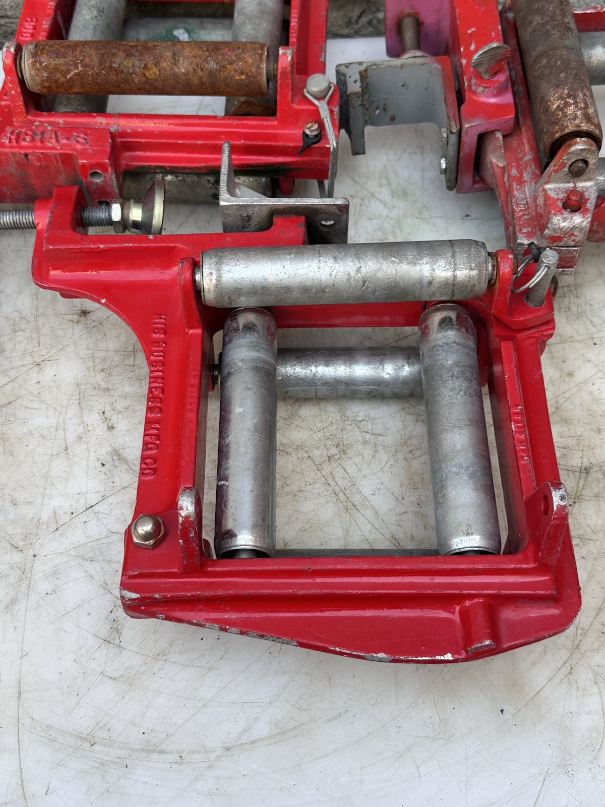 5 Clamp-on Tray Rollers HB1A-6" His Business mfg.