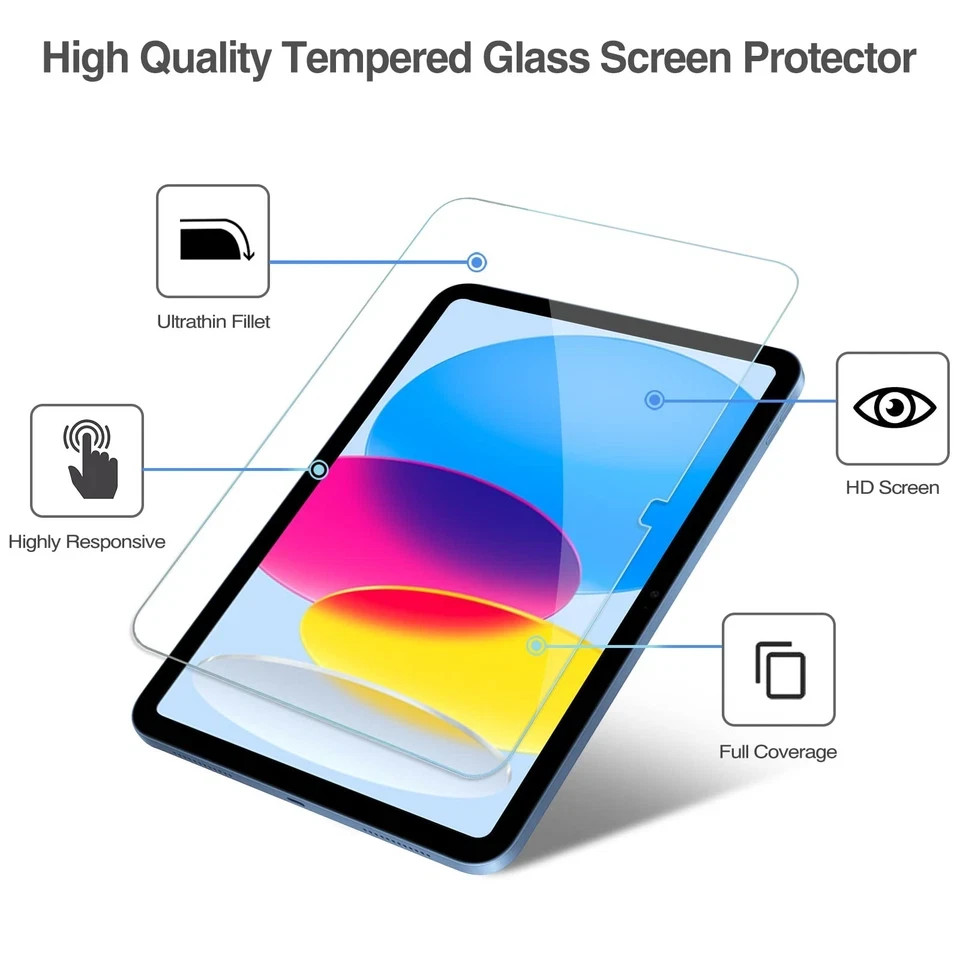 ProCase 2 Pack Screen Protector for iPad A16 2025 2 Protector, Clear