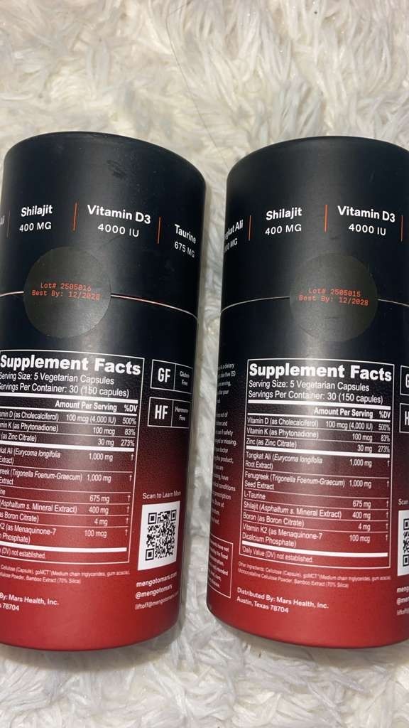 MARS MEN Natural Testo Support 150ct - 1 Month Supply! *AUTHENTIC!* 💪