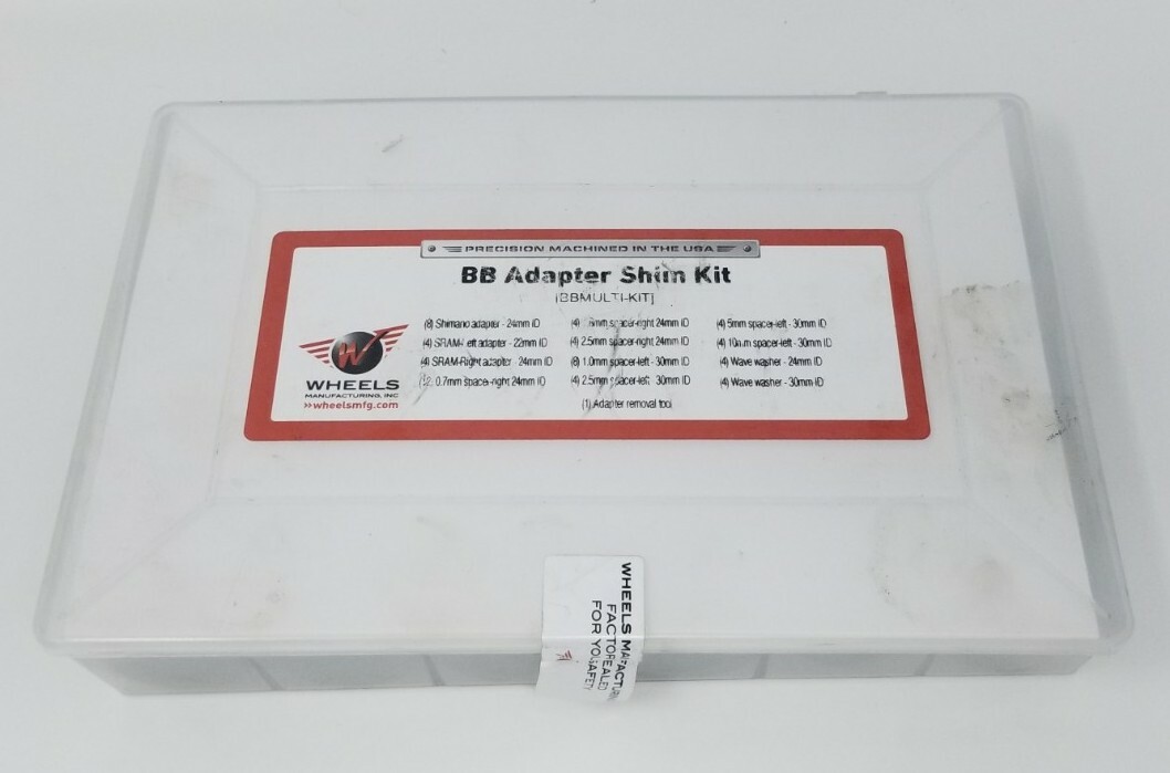 Wheels Manufacturing BBMULTI-KIT Bottom Bracket Adapter Shim Kit 64-Piece