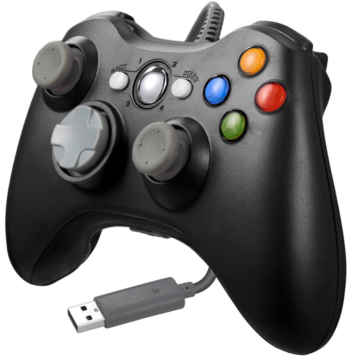 Wired Xbox 360 Controller Gamepad for Microsoft Xbox 360/ PC Windows 10 8.1 8 7