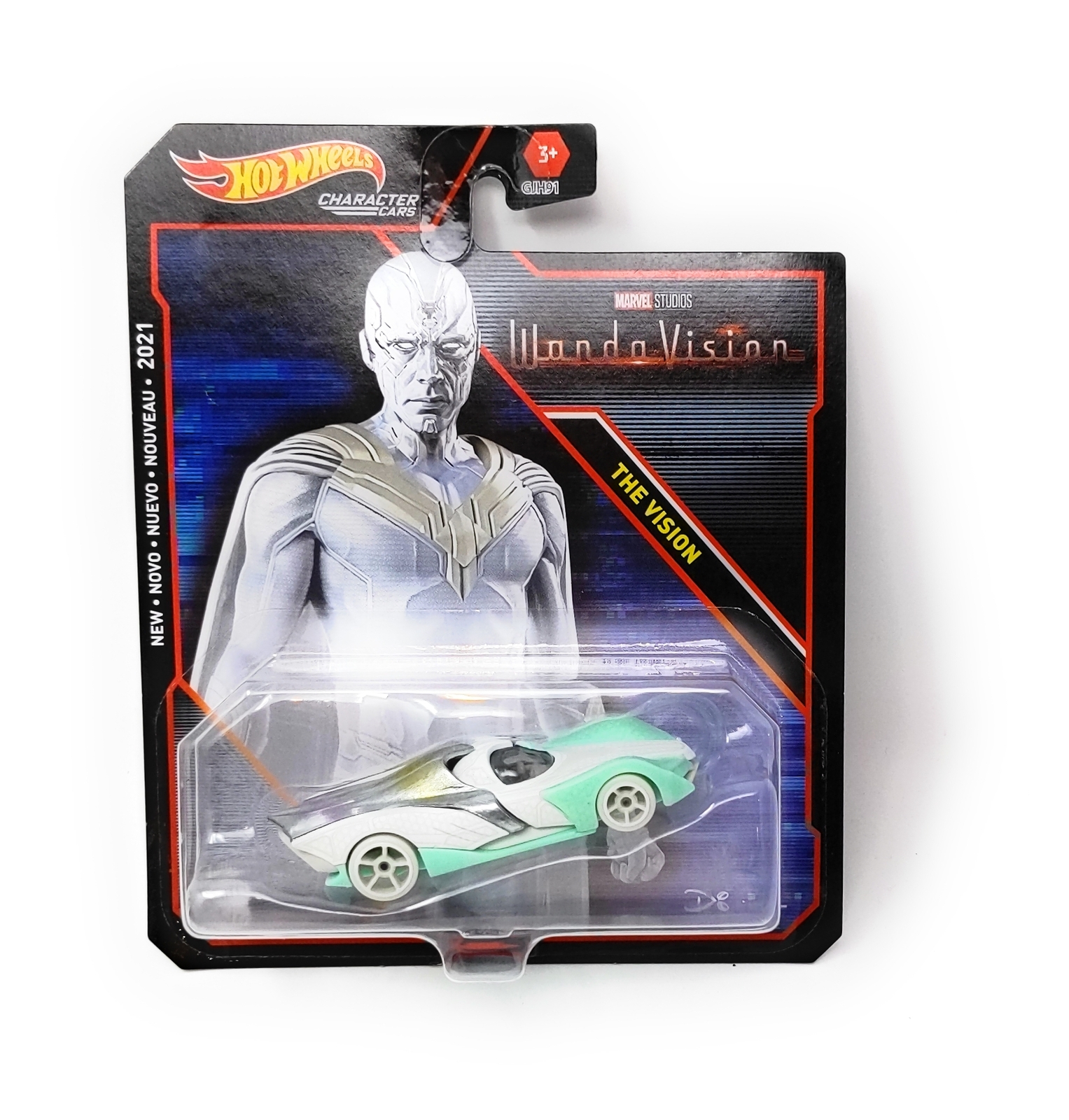 Hot Wheels Marvel Studios WandaVision Character Cars Vision GYB54