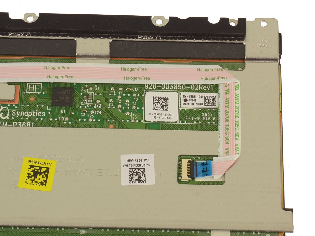 OEM Alienware x17 R1 x17 R2 Touchpad Sensor Module Kit LED Mouse Buttons F3KGM