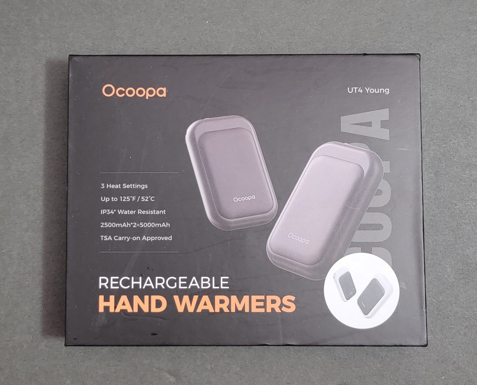 Hand Warmers Rechargeable, Ocoopa UT3056, TSA Approved