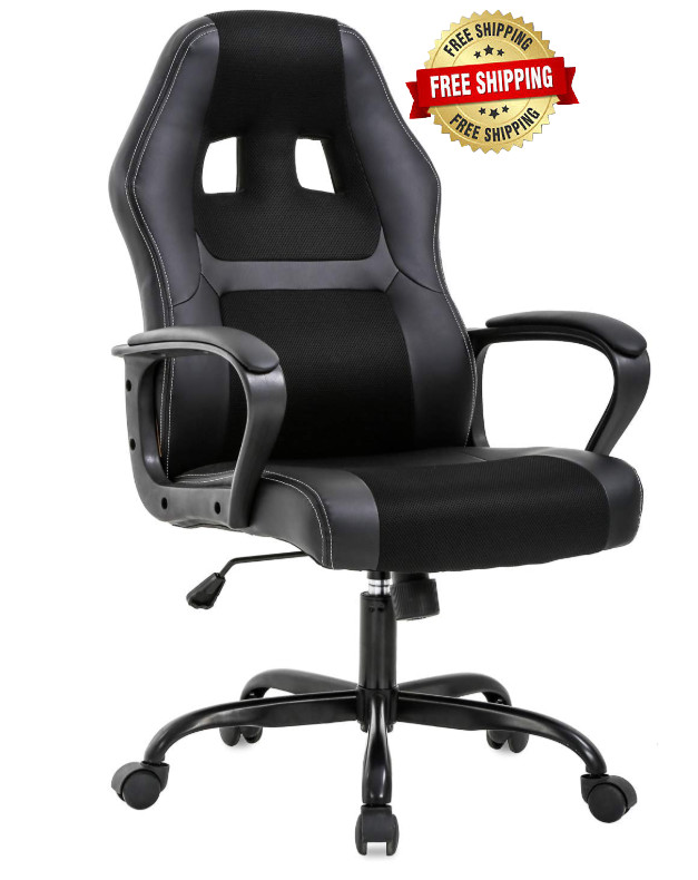 sillas de oficina negro de escritorio silla gamer con ruedas para gaming Regalo