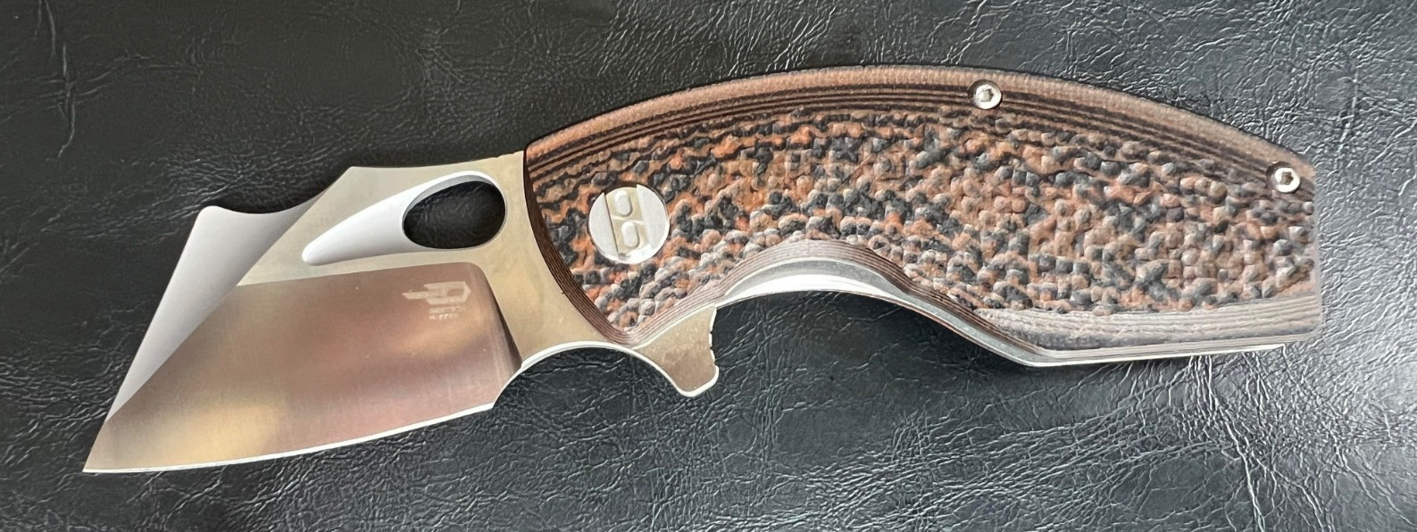 Bestech Lizard Linerlock Folding Knife 2.5" D2 Tool Steel Blade - BG39B