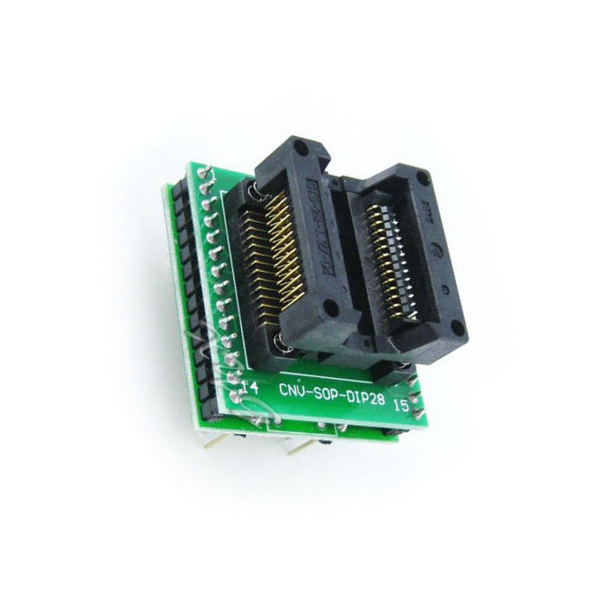 SO28 SOIC28 SOP28 to DIP28 Programmer adapter Socket Module new