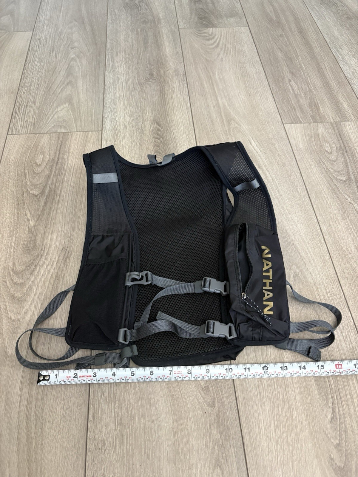 Nathan Quickstart 4L Hydration Vest Water Pack Unisex Running (No Bladder)