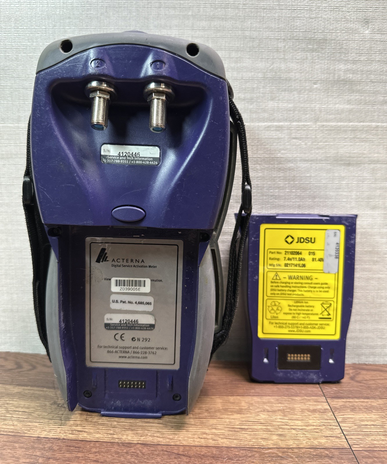 JDSU DSAM XT Cable Tester Series Field Meter / READ