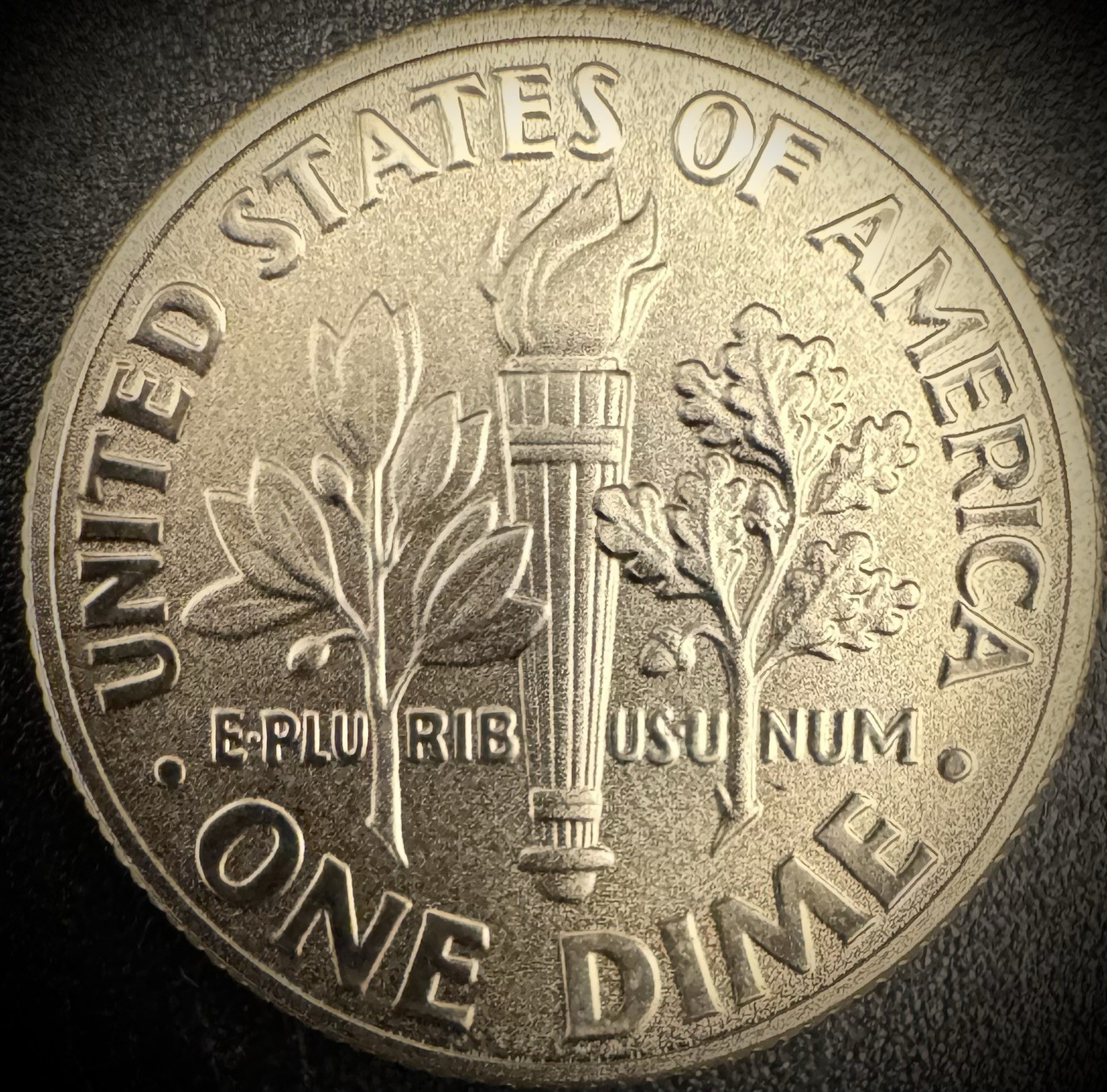 2017-S GEM ENHANCED Uncirculated Roosevelt Dime Clad From US Mint Enhanced Set
