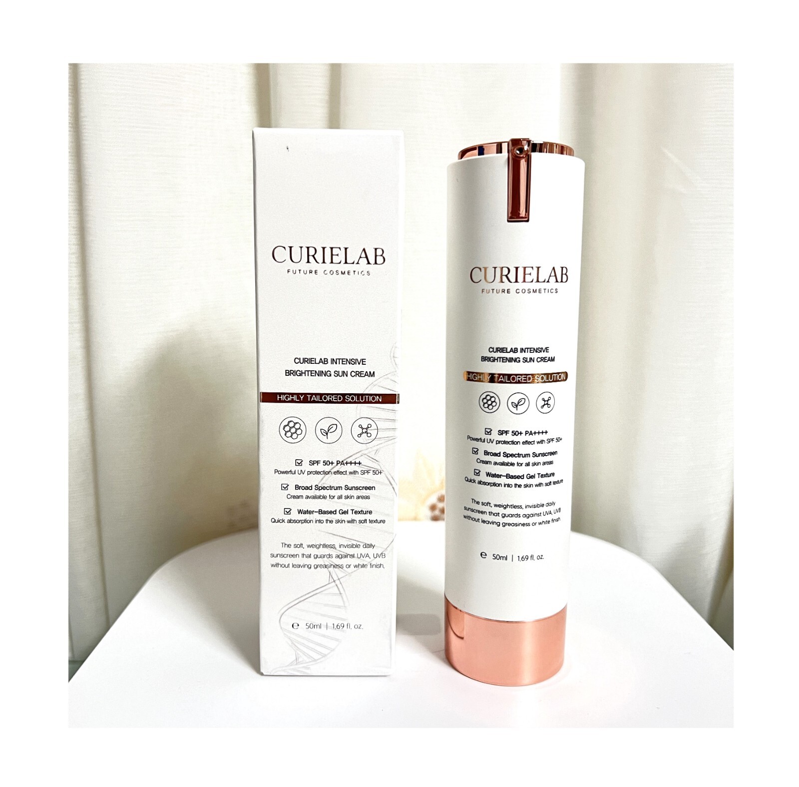 CurieLab Intensive Brightening Sun Cream SPF 50+ PA++++ 50ml