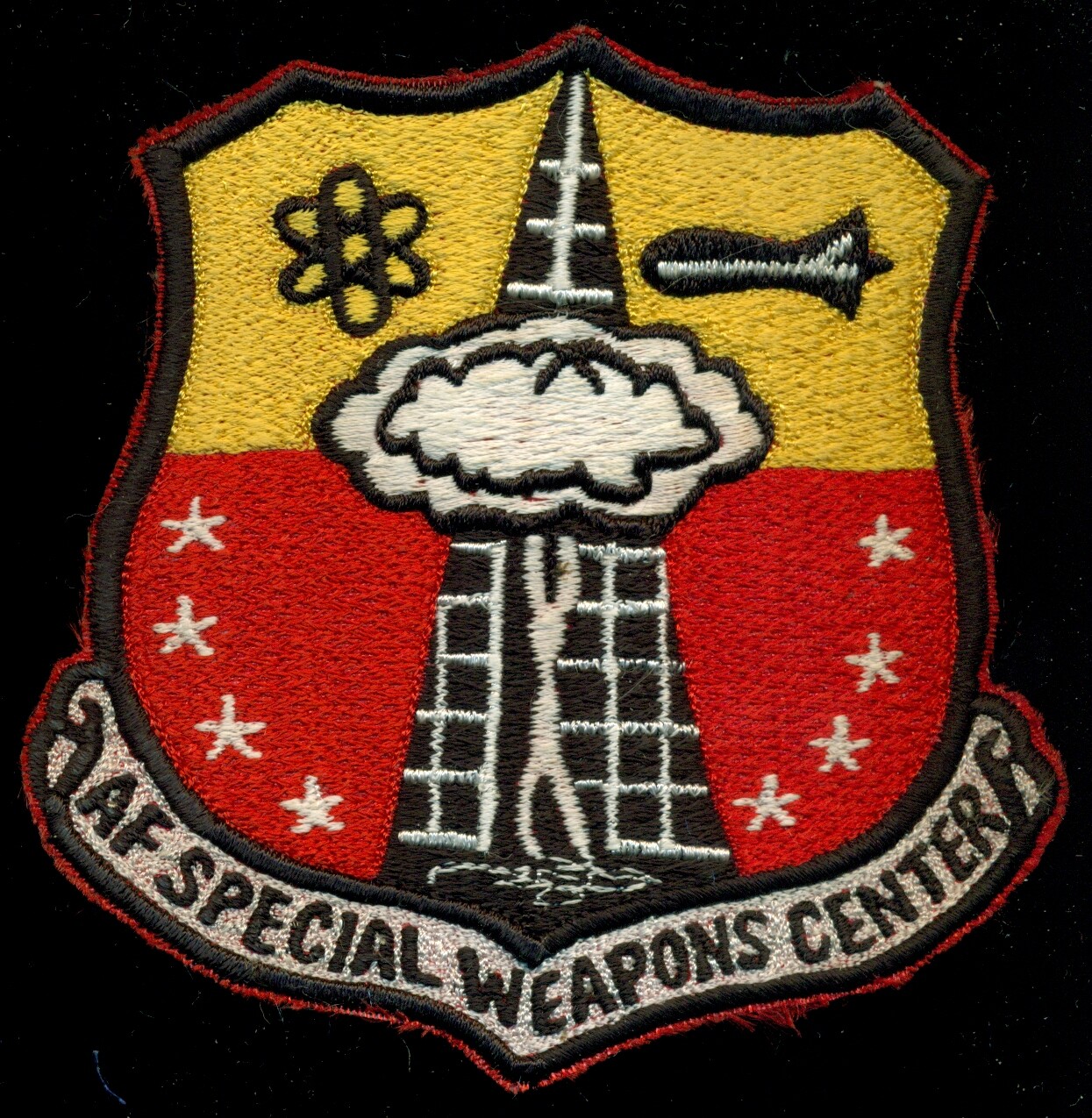 USAF Special Weapons Center Nuclear AFSWC V-2 Patch Q-6