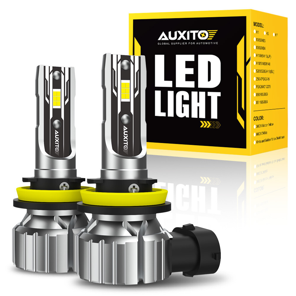 AUXITO H11 H8 H9 LED Headlight High Kit Low Beam Bulbs Super Bright 6500K White