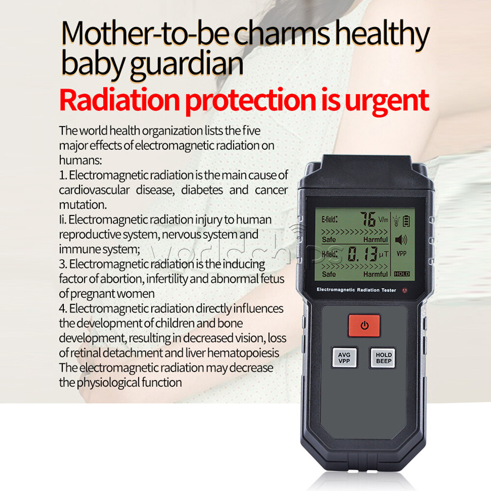 ET825 Electromagnetic Field Radiation Detector Tester Emf Meter Dosimeter New