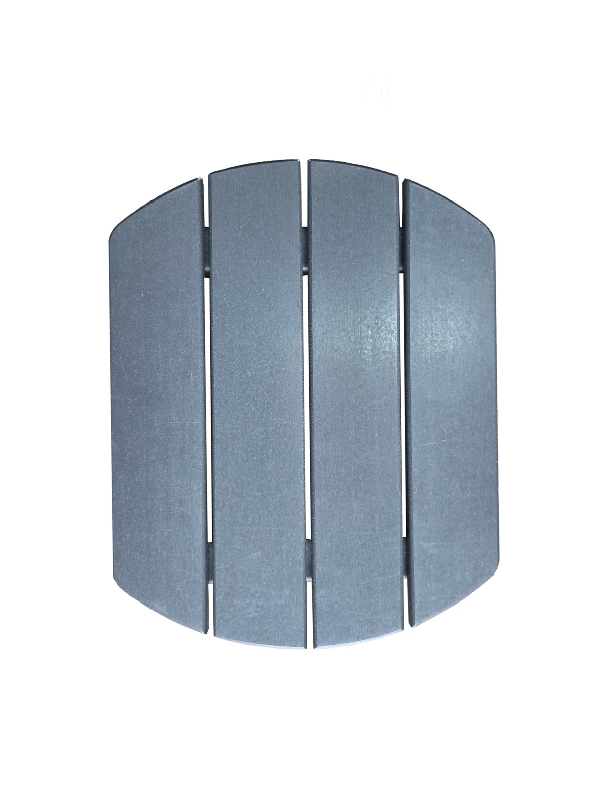 Adirondack Square Outdoor Side Table HDPE Blue Textured Look