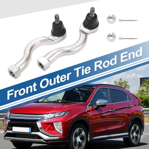 2pcs Front Outer Tie Rod Ends Kit Suspension Steering Tie Rod End for