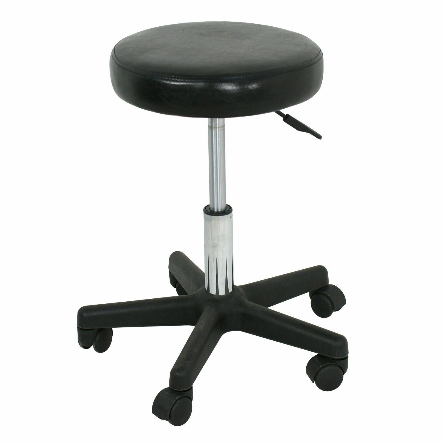 Set of 2 Hydraulic Salon Stools Adjustable Height Rolling Swivel Office Chair