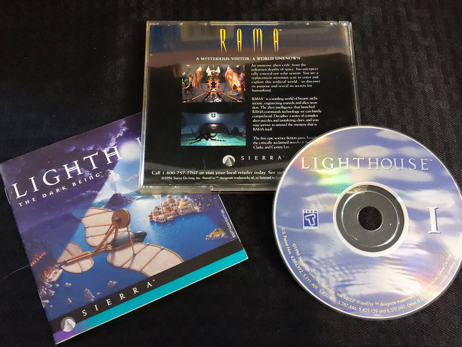 Vintage 1996 Sierra Lighthouse: The Dark Being CD