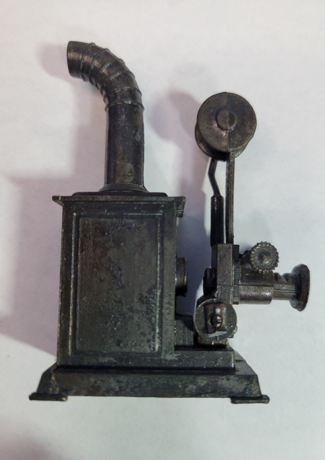 Vintage Pencil Sharpener Die Cast Paraffin Wood Stove Ref. 977 Made In Spain