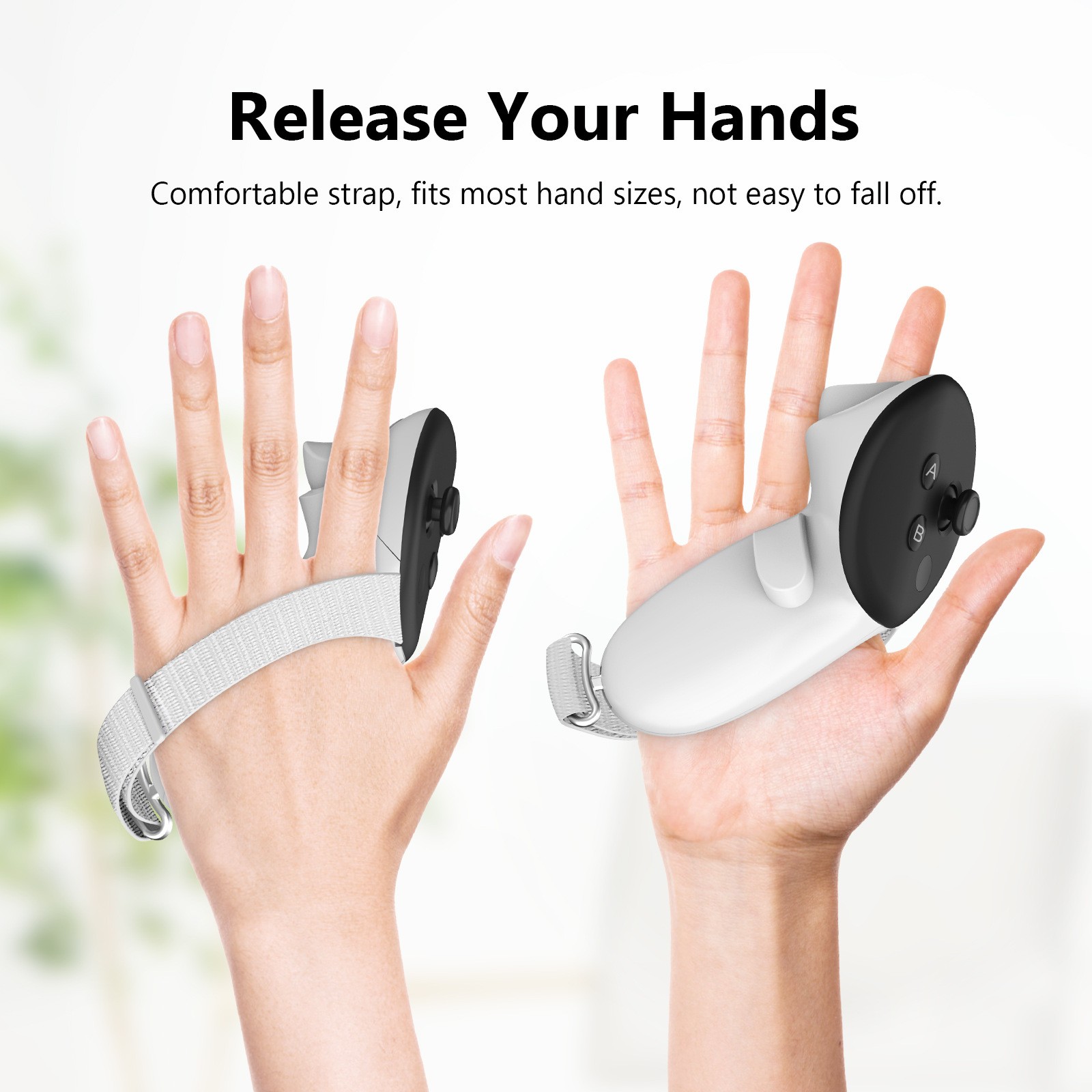 Fits For Quest 3 Controller Strap for Meta Quest 3 Adjustable Comfort Strap New