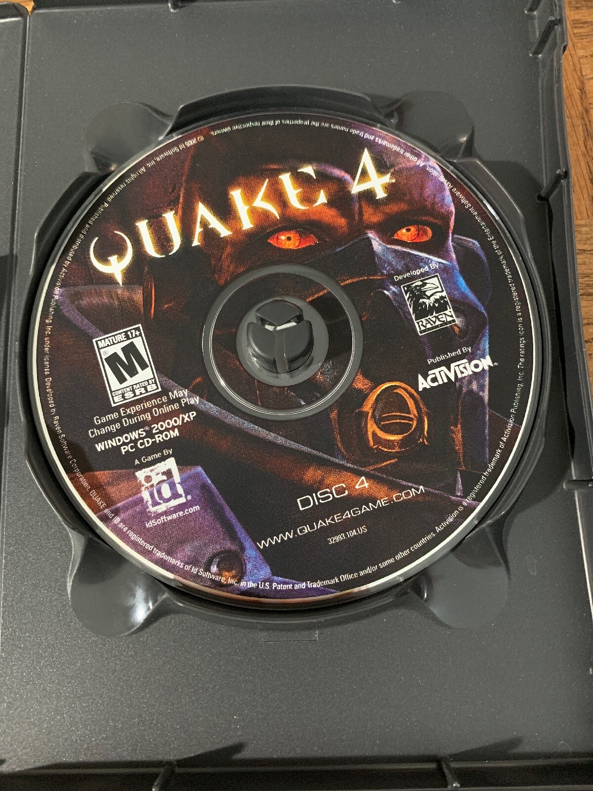 Quake 4 Computer Software Missing Disc 2
