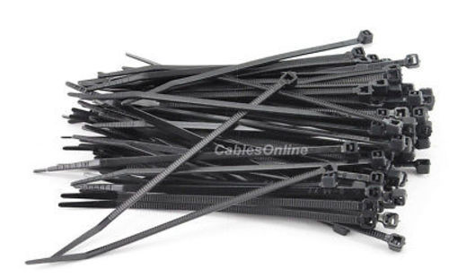4 inch Self-Locking Cable/Cord Ties 100 a Bag, CT-004BK