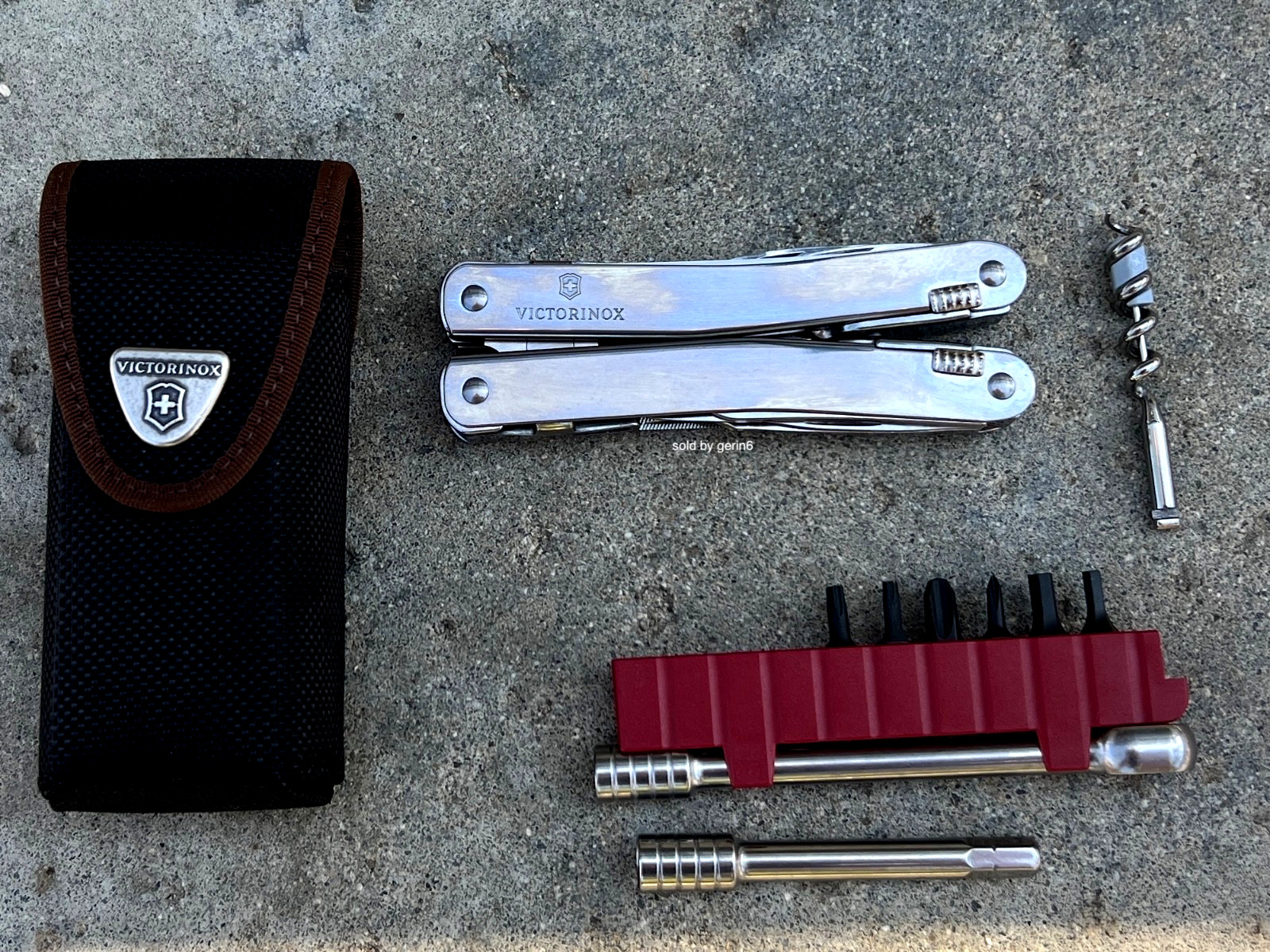 Victorinox Swiss Army Knife, SwissTool Spirit Plus Ratchet & Pouch 3.0236.N NIB