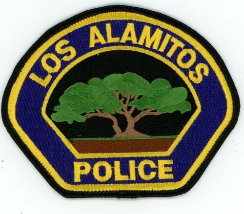 CALIFORNIA CA LOS ALAMITOS POLICE NICE SHOULDER PATCH SHERIFF