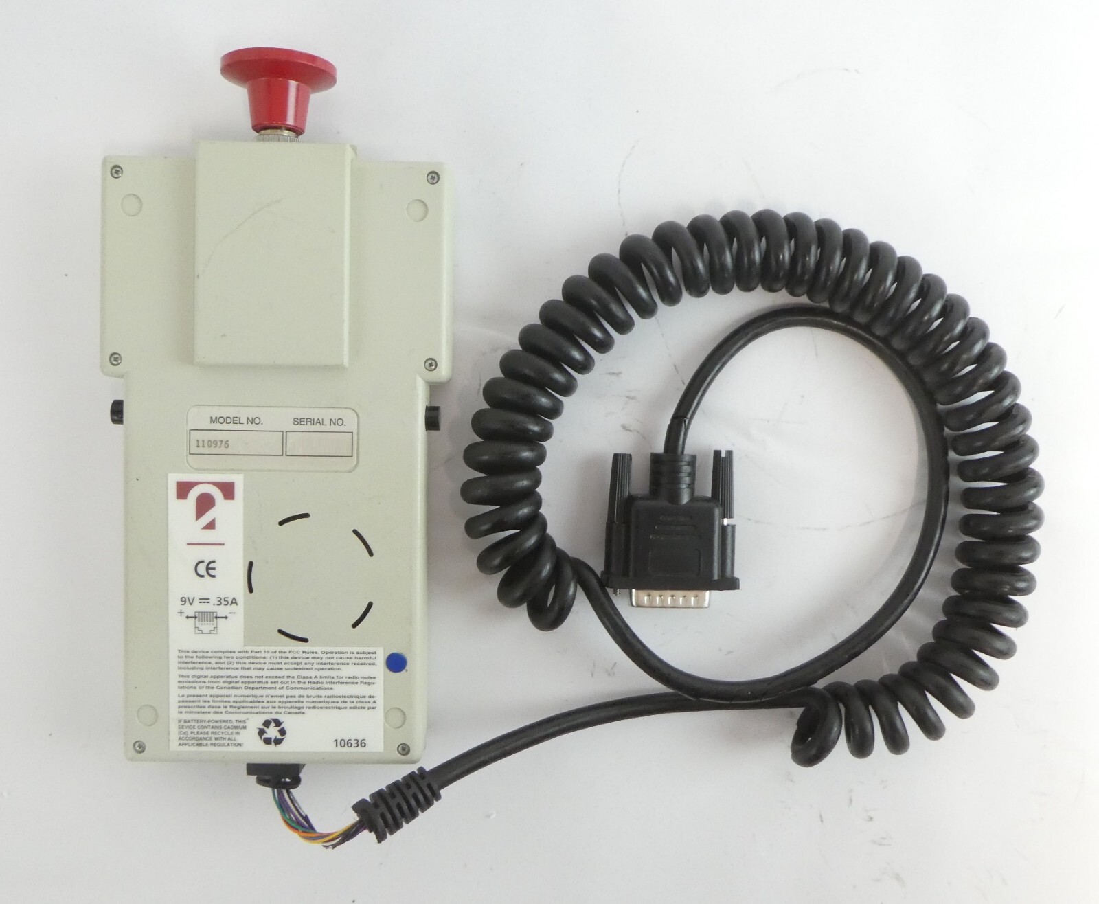 Equipe Technologies 110976 Robot Teach Pendant Handheld Controller TTR-200 Spare