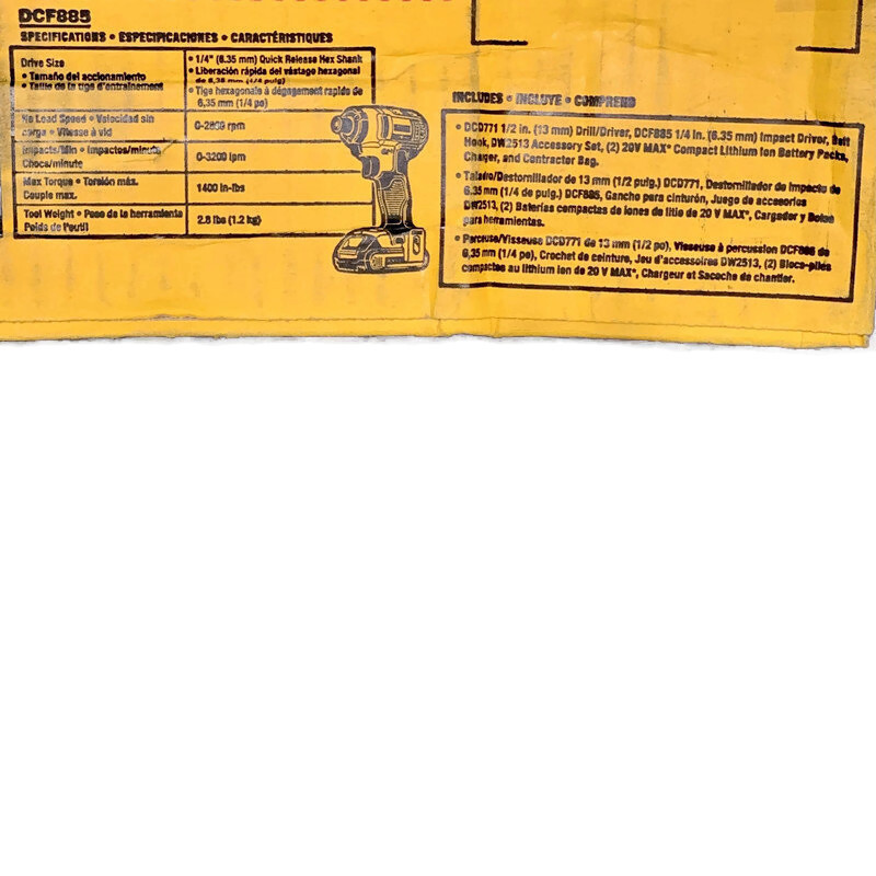 DEWALT DCK241C2 20V MAX Compact Drill/Driver and Impact Driver Kit