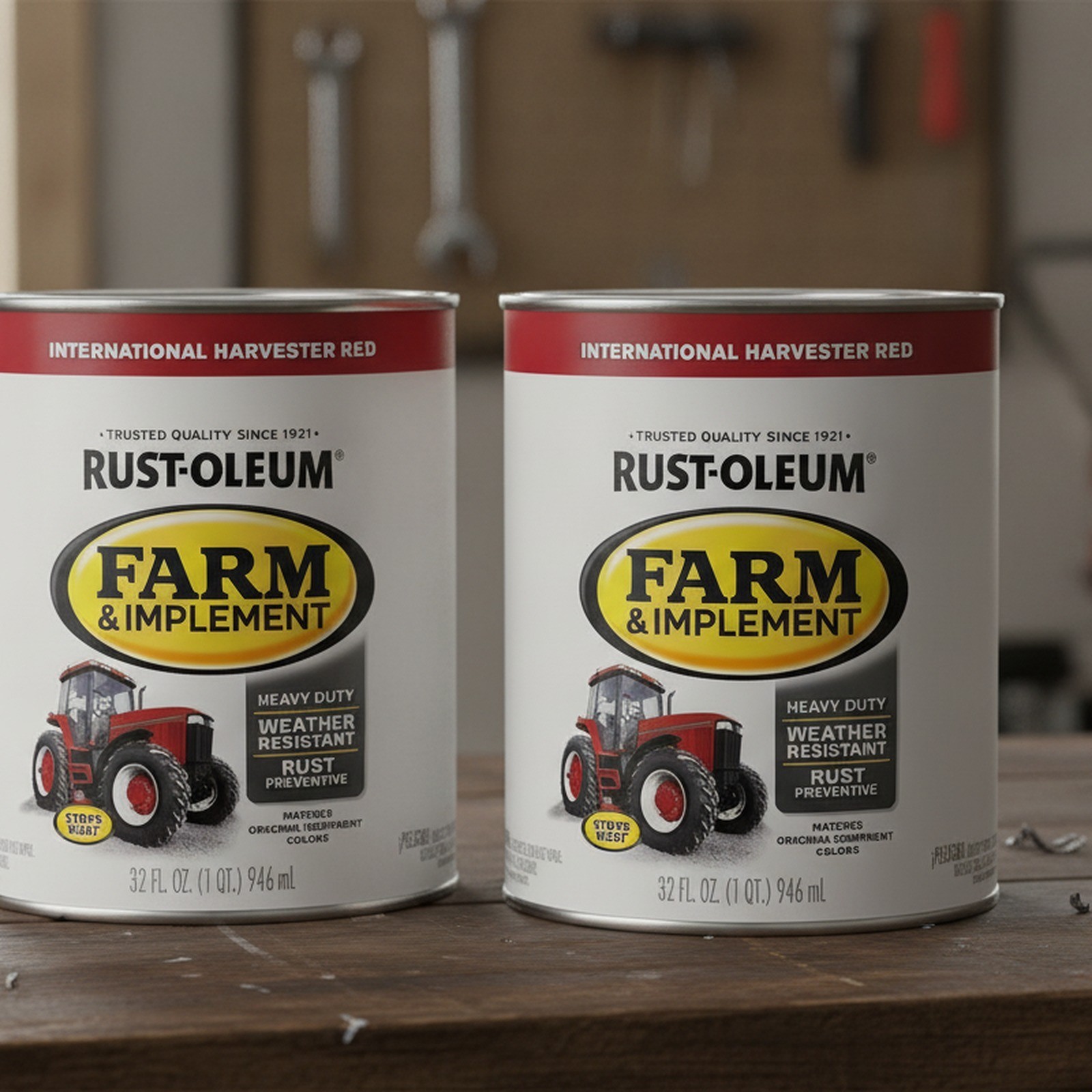 280109-2PK Farm Implement Enamel Paint, Quart, 2 Pack