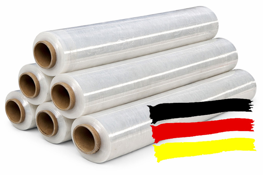 6x Stretchfolie Palettenfolie Verpackungsfolie Wickelfolie 50 cm (transparent)