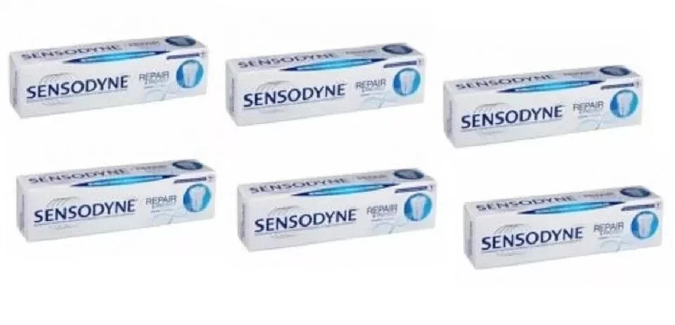 Sensodyne Repair & Protect with NOVAMIN 100 gram ( pack of 6 ) Fast Shipping