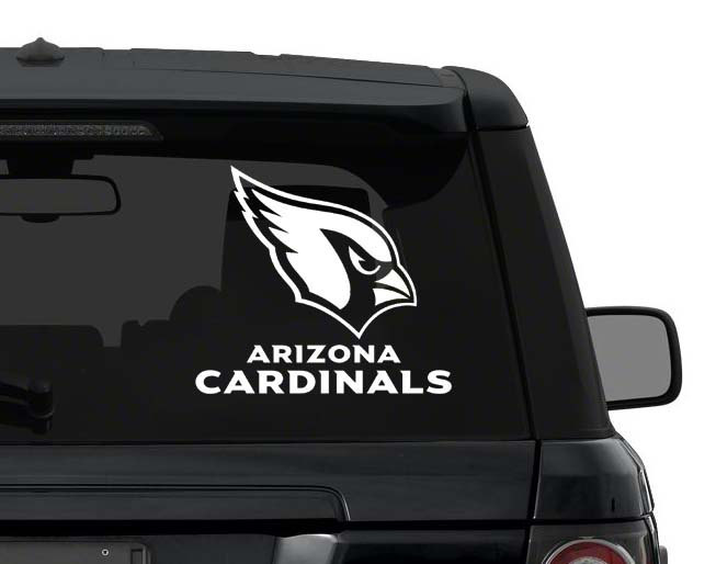 Arizona Cardinals Window Sticker Vinyl Decal any size any color